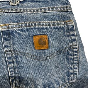 Vintage Carhartt Workwear Blue Jeans Sz 40x32